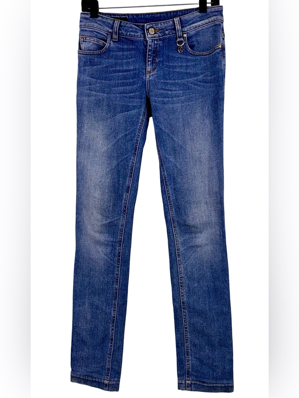 GUCCI LOW-RISE SKINNY DENIM JEANS